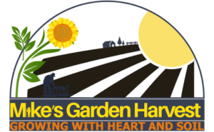 Mikes Garden Harvest logo - 405 by 250 pixels