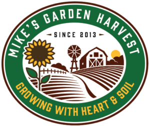 Mike's Garden Harvest 10th Anniversary logo